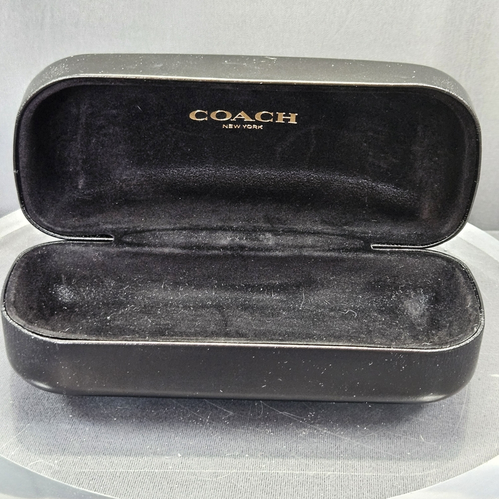 Coach New York Glasses Sunglasses Hard Shell Protective Clam Case